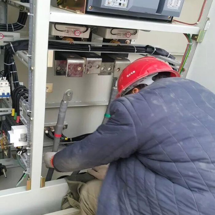 電纜附件安裝現場